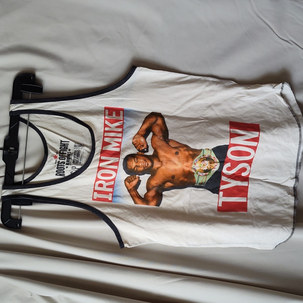 Mike Tyson sleeveless muscle shirt